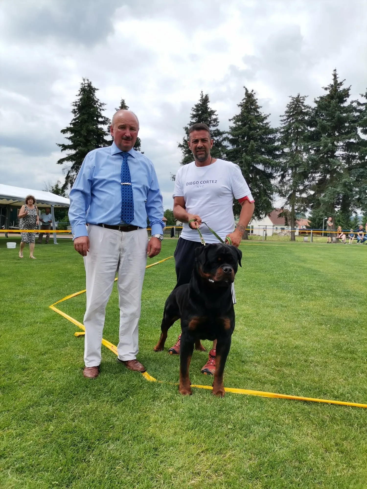 Uvo Del Vecchio Rott, black and mahogany Rottweiler male